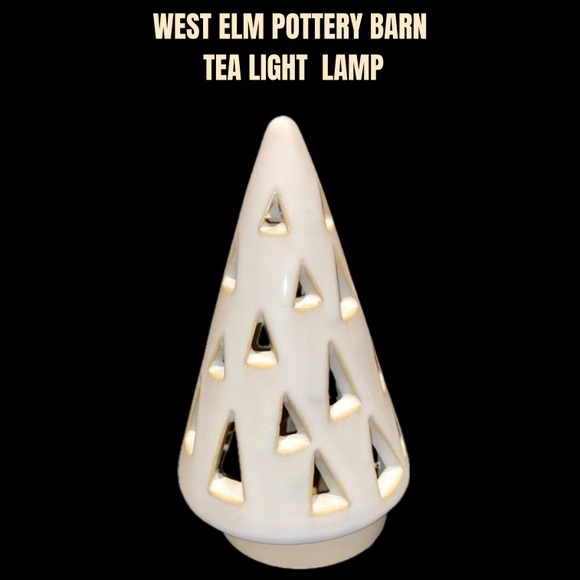 Ceramic Christmas Tree Fairy Lamp - Picture 1 of 8